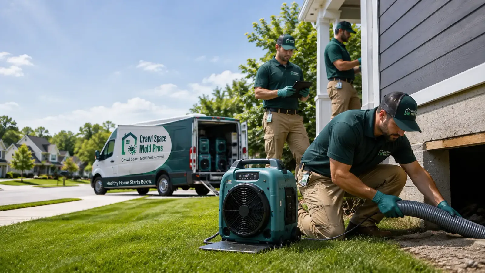 Crawl Space Mold Removal in West Falls, NY